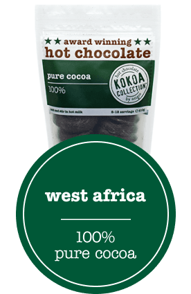 Luxury single origin hot chocolate - Kokoa Collection